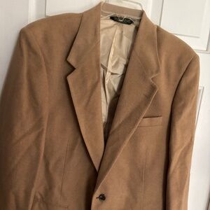 Botany 500 coat tan 100% Camel Hair Blazer Sport Coat Size 44R